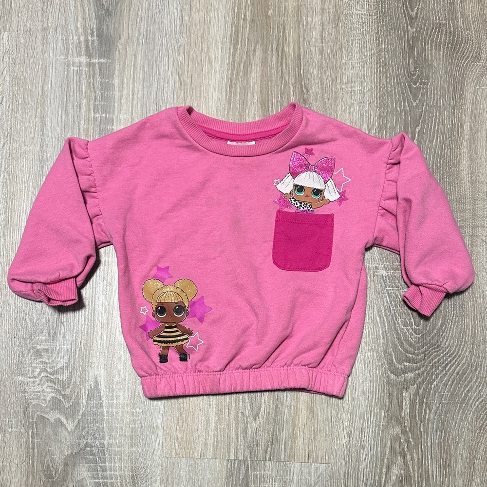 Pink LOL Kids Sweatshirt